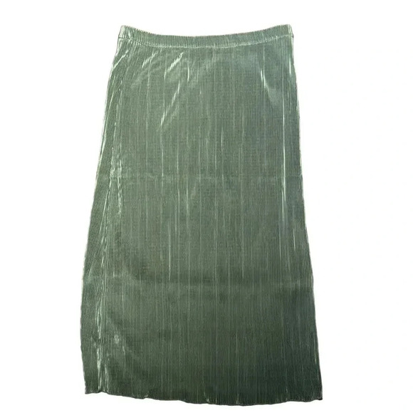 NEW J. Crew Plisse Shell Sleeveless Top Blouse & Slip Skirt Spanish Moss SZ S - Picture 11 of 14